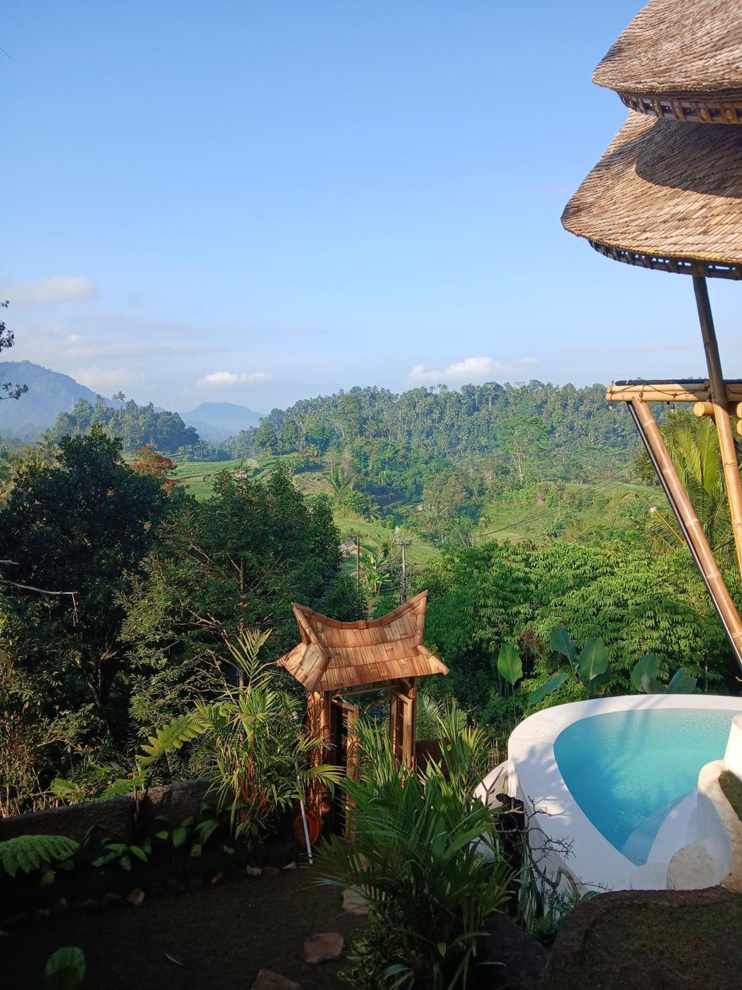 Selat Danaswari Bali Bamboo Houseヴィラ エクステリア 写真