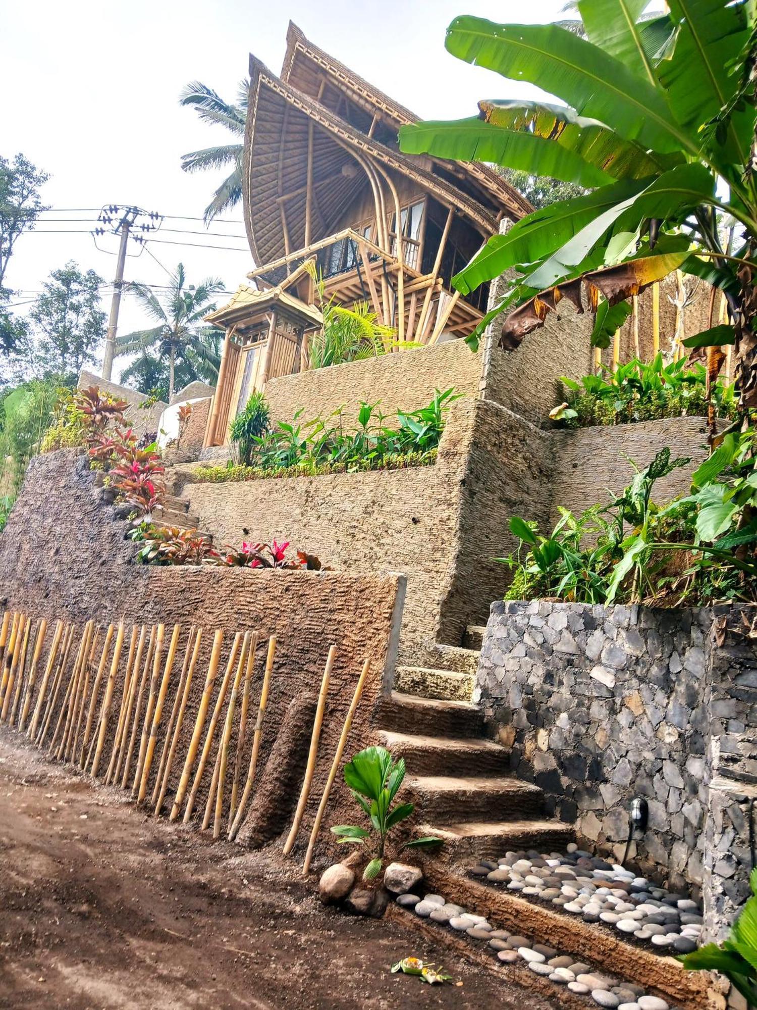 Selat Danaswari Bali Bamboo Houseヴィラ エクステリア 写真