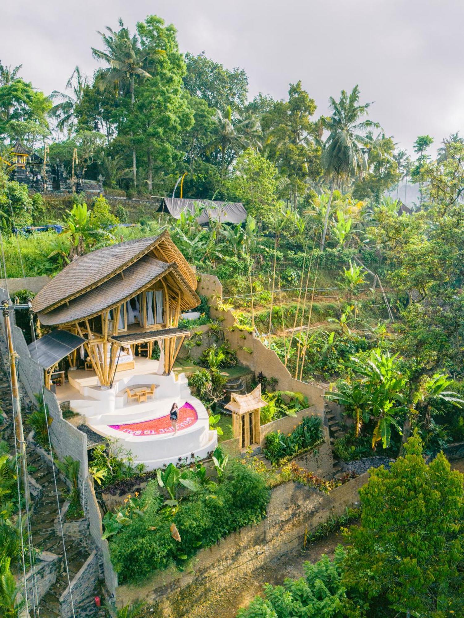 Selat Danaswari Bali Bamboo Houseヴィラ エクステリア 写真